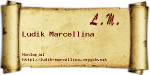 Ludik Marcellina névjegykártya